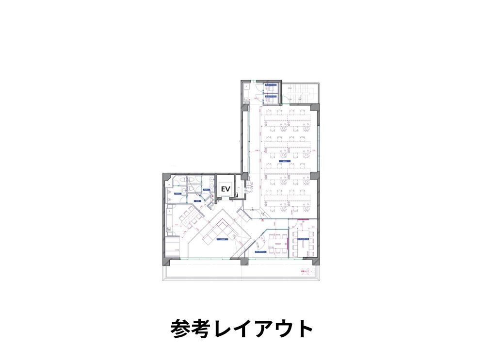 中央区富沢町のセットアップオフィス物件（人形町駅徒歩4分、約60坪）