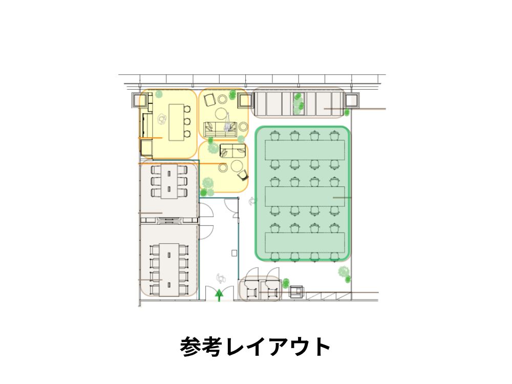 港区台場のセットアップオフィス物件（お台場海浜公園駅徒歩2分、約55坪）