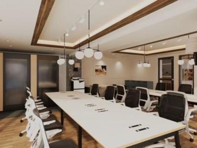 中央区八丁堀のフルセットアップオフィス物件(宝町駅徒歩3分、約25坪)