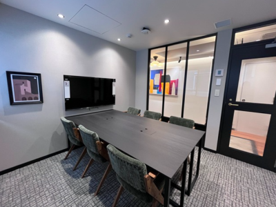 中央区八丁堀のフルセットアップオフィス物件(宝町駅徒歩3分、約25坪)