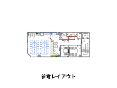 中央区八丁堀のフルセットアップオフィス物件(宝町駅徒歩3分、約25坪)