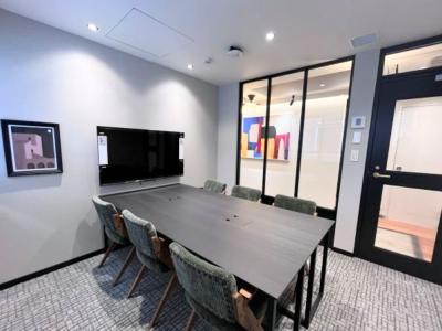 中央区八丁堀のフルセットアップオフィス物件(宝町駅徒歩3分、約30坪)