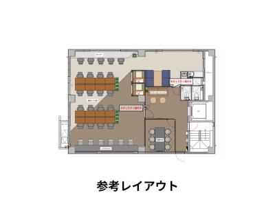 渋谷区渋谷のセットアップオフィス物件（渋谷駅徒歩6分、約40坪）