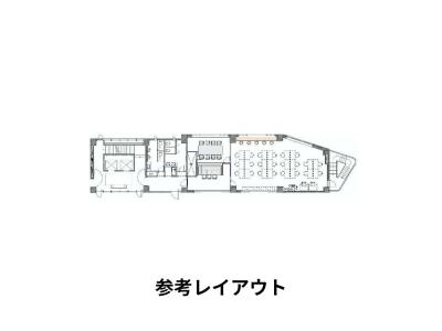 中央区築地のセットアップオフィス物件（築地駅徒歩4分、約45坪）