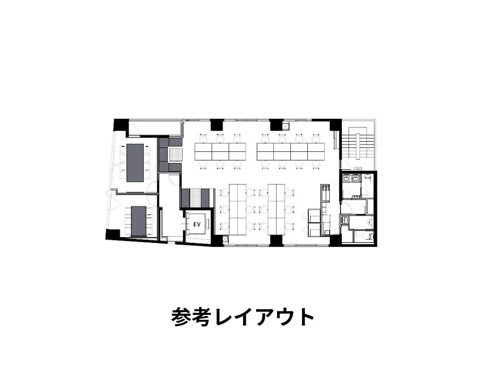 中央区日本橋小伝馬町のオフィス物件（小伝馬町駅徒歩3分、約45坪）