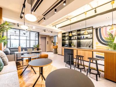 新宿区市谷本村町のセットアップオフィス物件（市ヶ谷駅徒歩3分、約45坪）