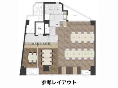 新宿区四谷のセットアップオフィス物件（四谷三丁目駅徒歩3分、約30坪）