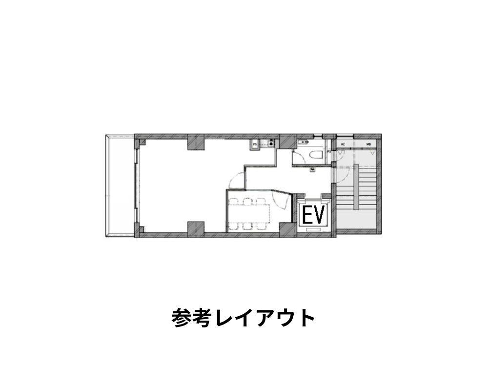 中央区築地のセットアップオフィス物件（築地駅徒歩2分、約15坪）