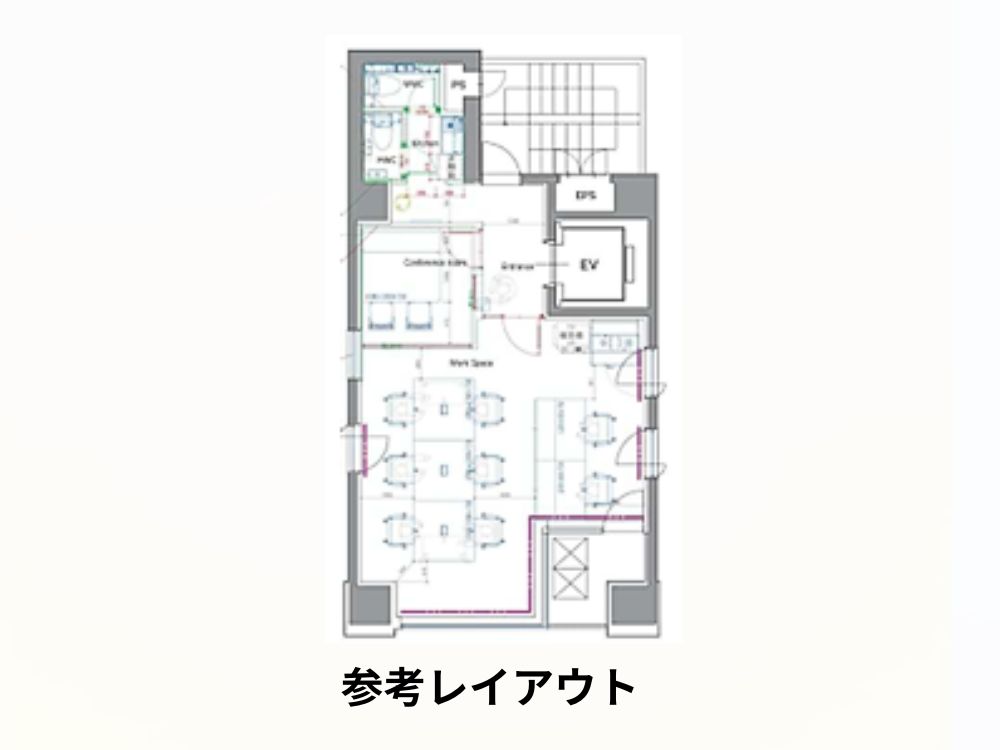 港区浜松町のセットアップオフィス物件（大門駅徒歩4分、約15坪）