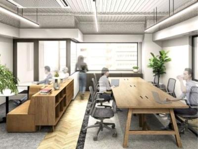 港区浜松町のセットアップオフィス物件(大門駅徒歩4分、約15坪)