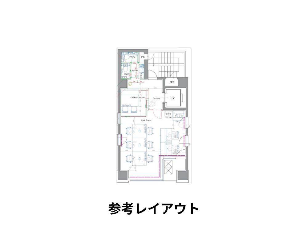 港区浜松町のセットアップオフィス物件（大門駅徒歩4分、約15坪）