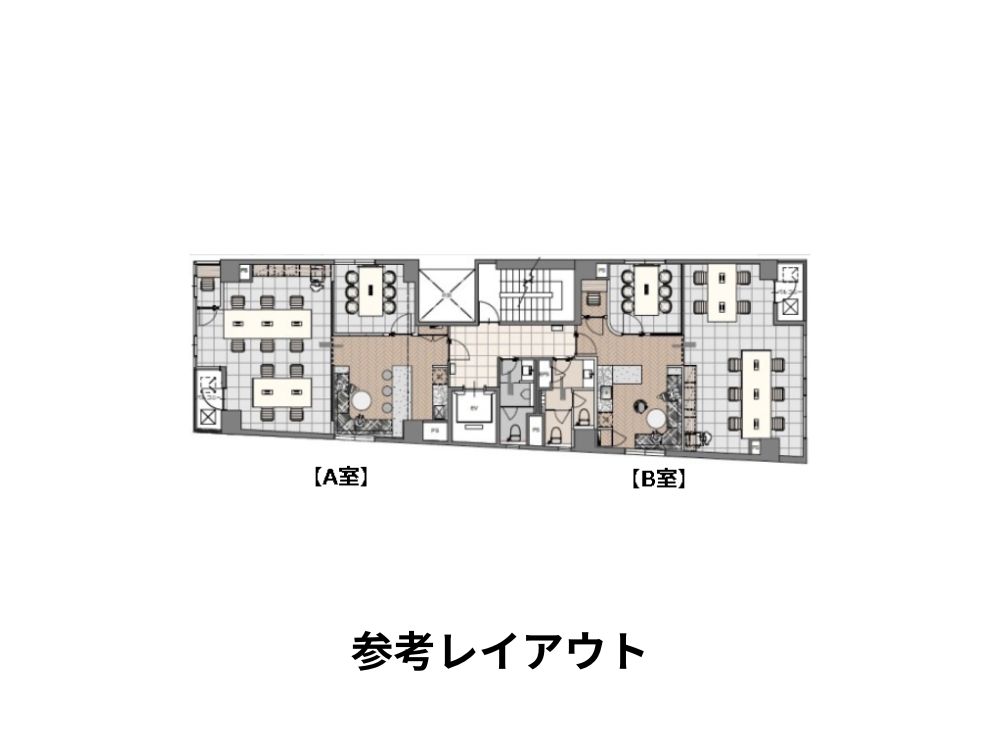 千代田区隼町のフルセットアップオフィス（半蔵門駅徒歩3分、約25坪）