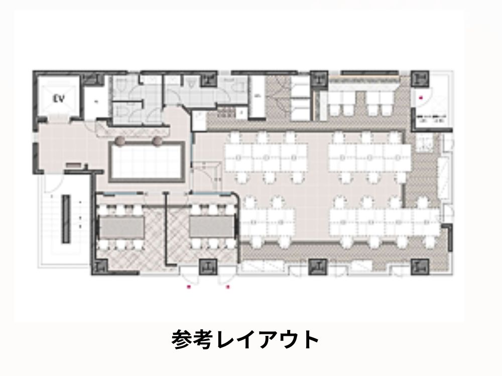 千代田区麹町のフルセットアップオフィス物件(半蔵門駅徒歩1分、約40坪)