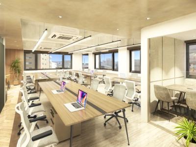 千代田区麹町のフルセットアップオフィス物件(半蔵門駅徒歩1分、約40坪)