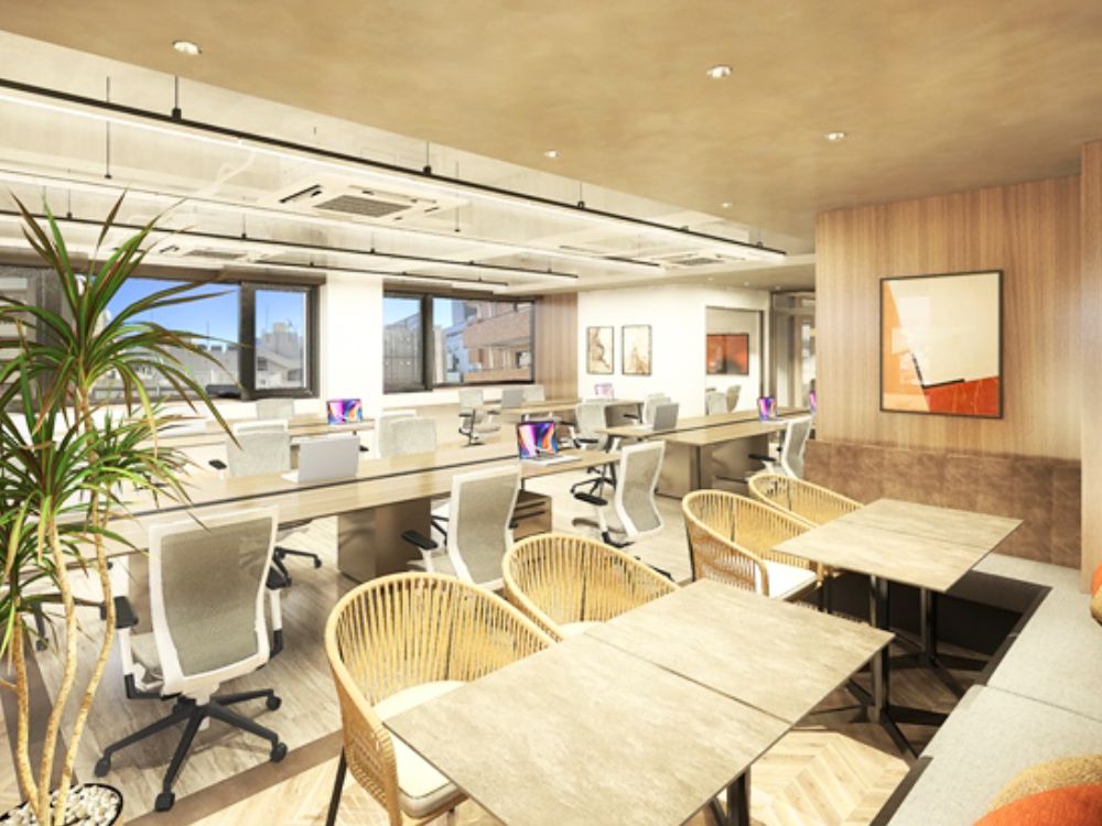 千代田区麹町のフルセットアップオフィス物件(半蔵門駅徒歩1分、約40坪)