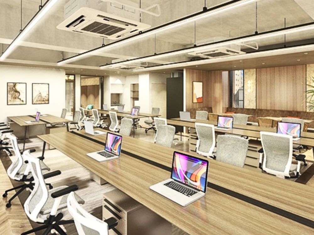 千代田区麹町のフルセットアップオフィス物件(半蔵門駅徒歩1分、約40坪)