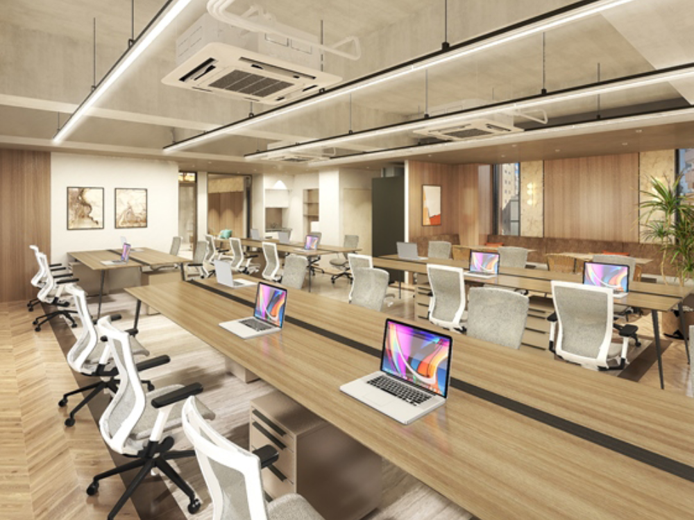 千代田区麹町のフルセットアップオフィス物件（半蔵門駅徒歩1分、約40坪）