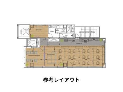 港区芝浦のセットアップオフィス物件(田町駅徒歩8分、約30坪)