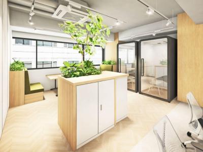 文京区後楽のセットアップオフィス物件（水道橋駅徒歩2分、約60坪）