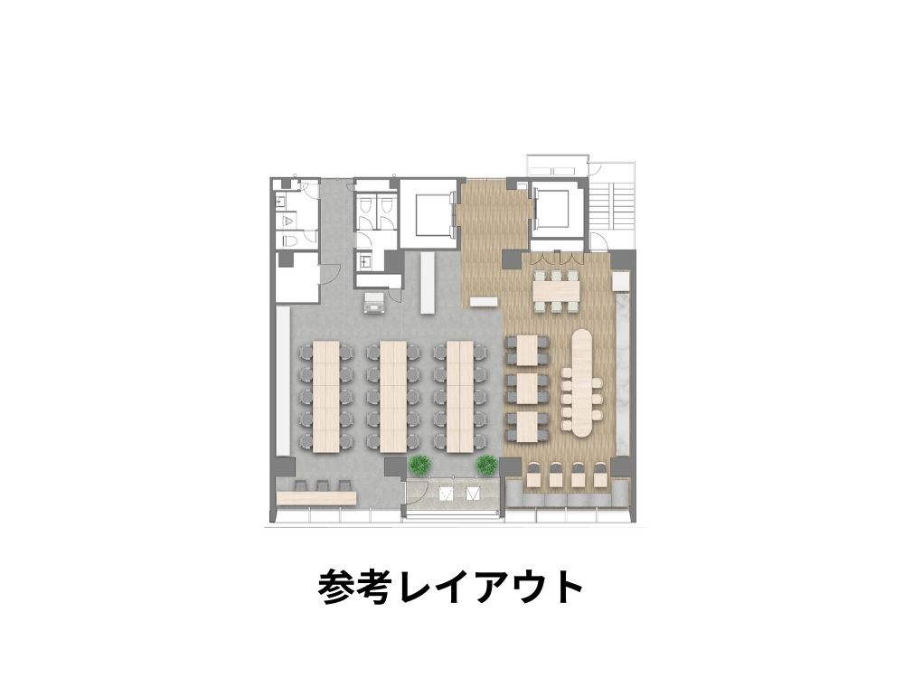 中央区日本橋のセットアップオフィス物件（日本橋駅徒歩2分、約65坪）