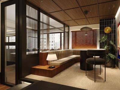 新宿区西新宿のフルセットアップオフィス物件（初台駅徒歩7分、約25坪）