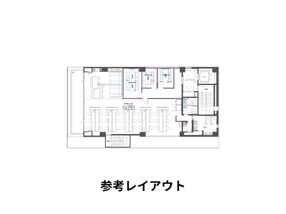 千代田区岩本町のセットアップオフィス物件（小伝馬町駅徒歩4分、約70坪）