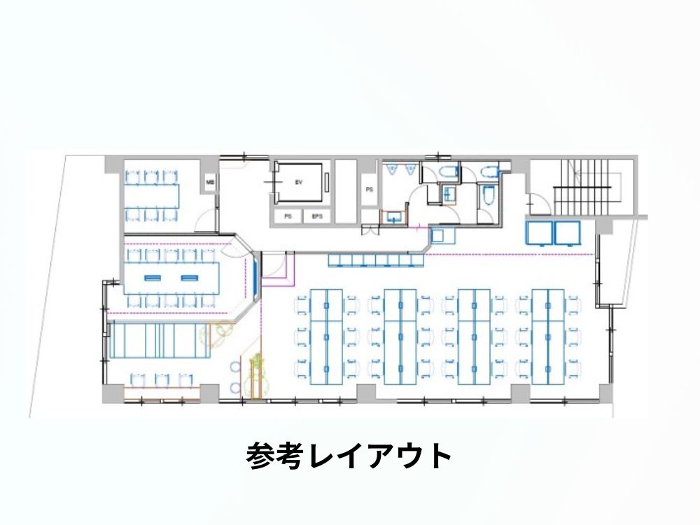 千代田区神田駿河台のフルセットアップオフィス物件（新御茶ノ水駅徒歩2分、約50坪）