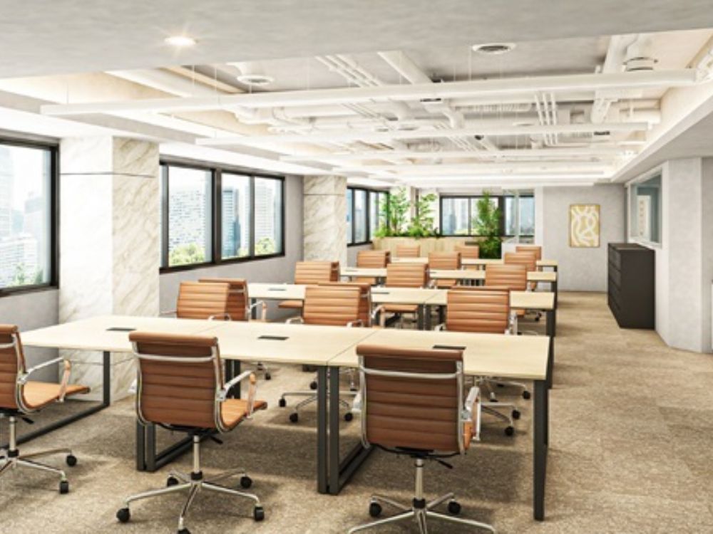 千代田区神田駿河台のフルセットアップオフィス物件（新御茶ノ水駅徒歩2分、約50坪）