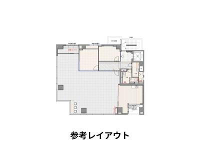 中央区新富のセットアップオフィス物件(新富町駅徒歩4分、約55坪)