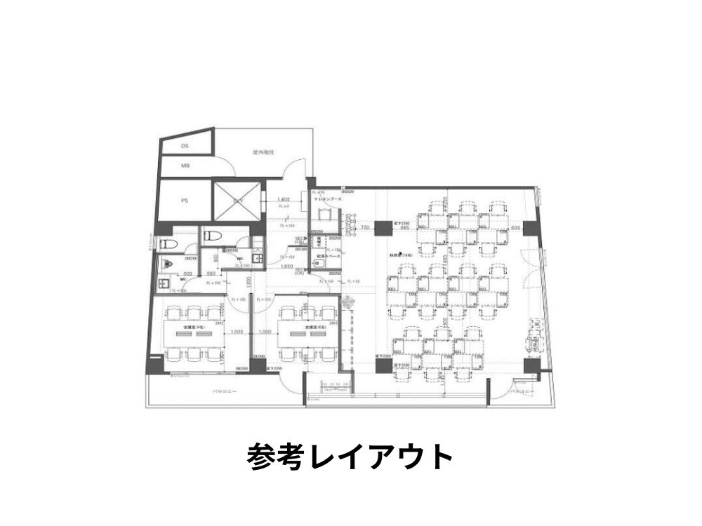千代田区麹町のセットアップオフィス物件（麴町駅徒歩4分、約40坪）