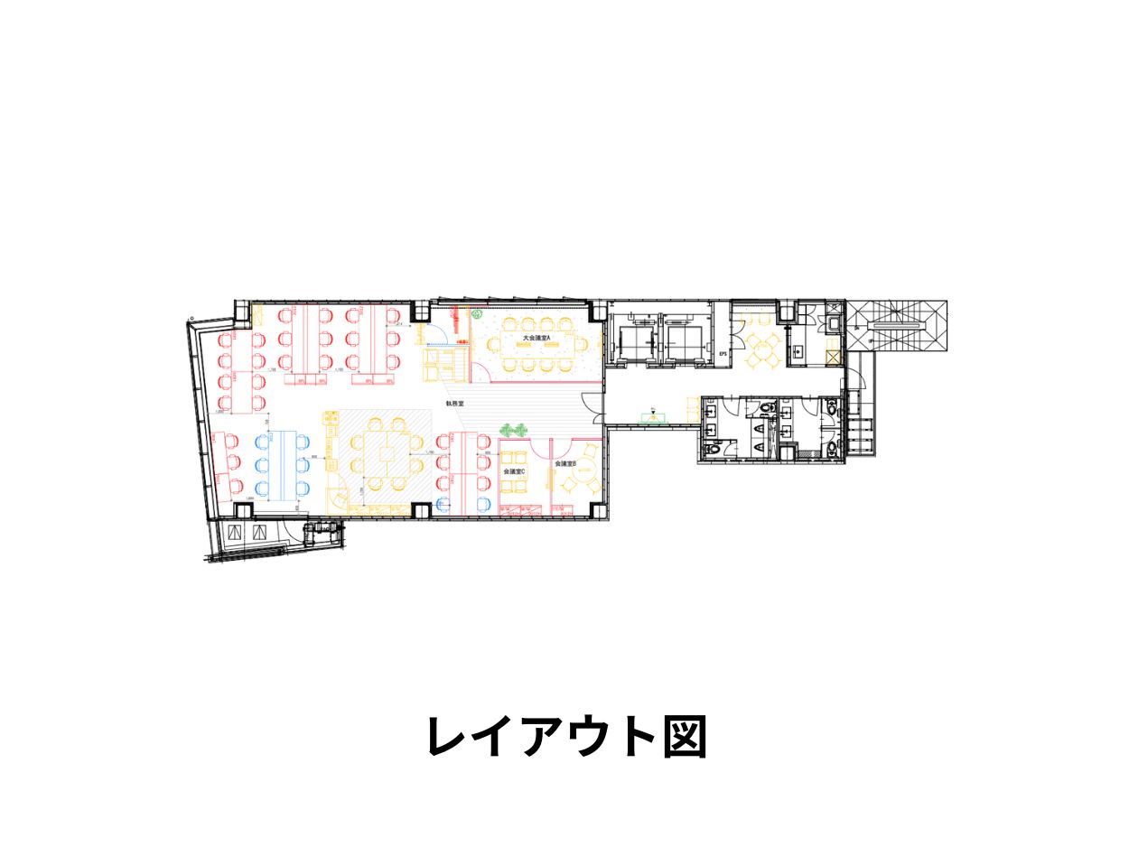千代田区神田神保町の居抜きオフィス物件（神保町駅徒歩1分、約65坪）