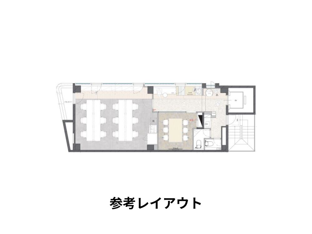 中央区日本橋久松町のフルセットアップオフィス物件（馬喰横山駅徒歩4分、約25坪）