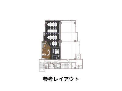 品川区東品川のセットアップオフィス物件（青物横丁駅徒歩8分、約50坪）