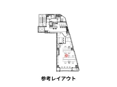 中央区築地のセットアップオフィス物件(築地駅徒歩1分、約25坪)