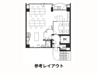 千代田区九段南のフルセットアップオフィス物件(市ヶ谷駅徒歩5分、約25坪)