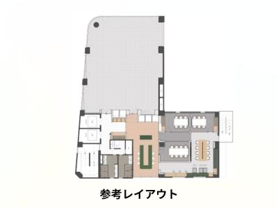 港区芝大門のセットアップオフィス物件(大門駅徒歩4分、約110坪)