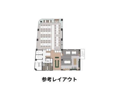 港区芝大門のセットアップオフィス物件(大門駅徒歩4分、約110坪)