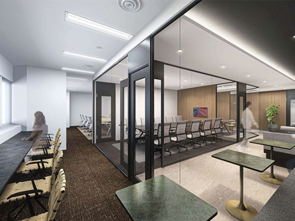 中央区日本橋久松町のセットアップオフィス物件（浜町駅徒歩3分、約65坪）