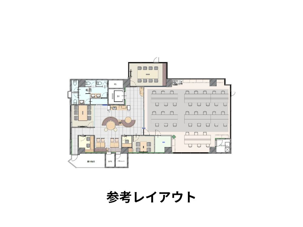 千代田区神田神保町のセットアップオフィス物件（神保町駅徒歩1分、約70坪）