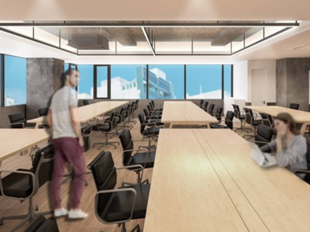 千代田区神田神保町のセットアップオフィス物件（神保町駅徒歩1分、約70坪）