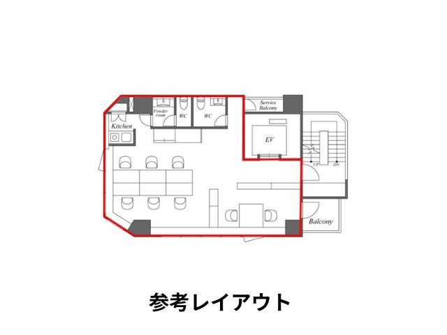 港区芝のセットアップオフィス物件（三田駅徒歩1分、約15坪）