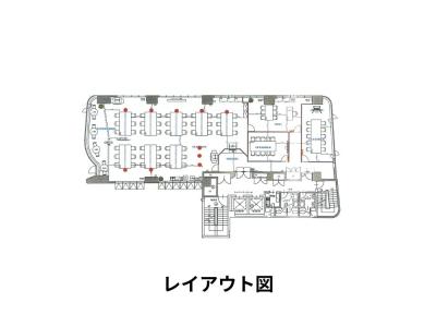 新宿区新宿の居抜きオフィス物件(新宿御苑前駅徒歩3分、約90坪)