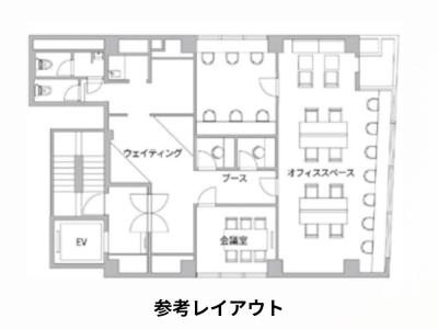 港区浜松町のセットアップオフィス物件（浜松町駅徒歩2分、約40坪）