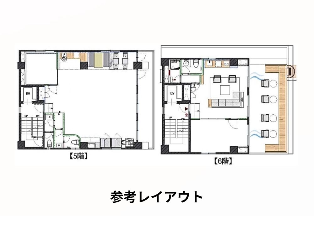 千代田区九段南のメゾネットオフィス物件（市ヶ谷駅徒歩3分、約40坪）