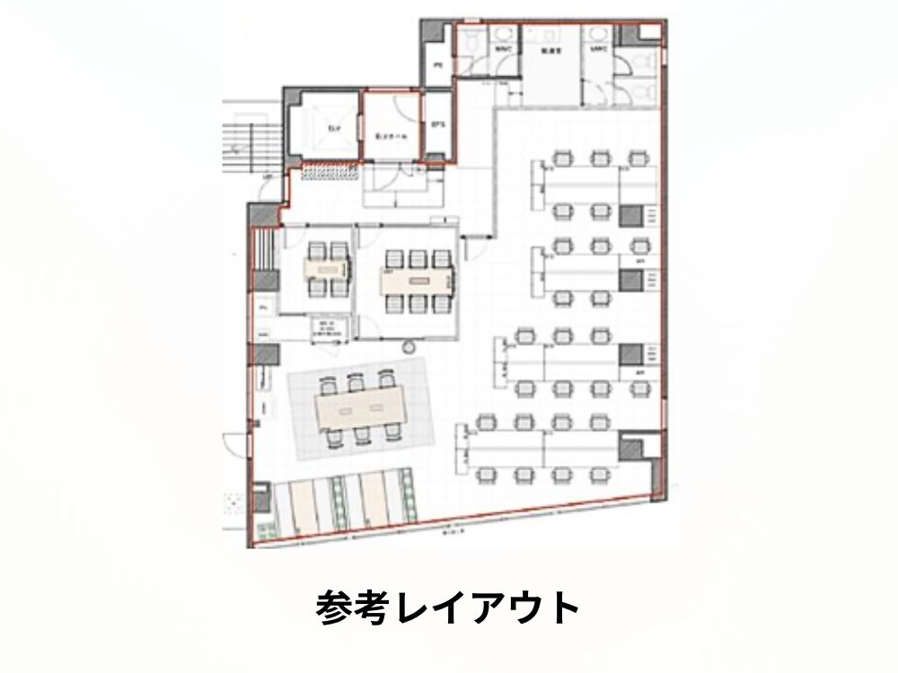 千代田区神田司町のフルセットアップオフィス物件（淡路町駅徒歩1分、約55坪）