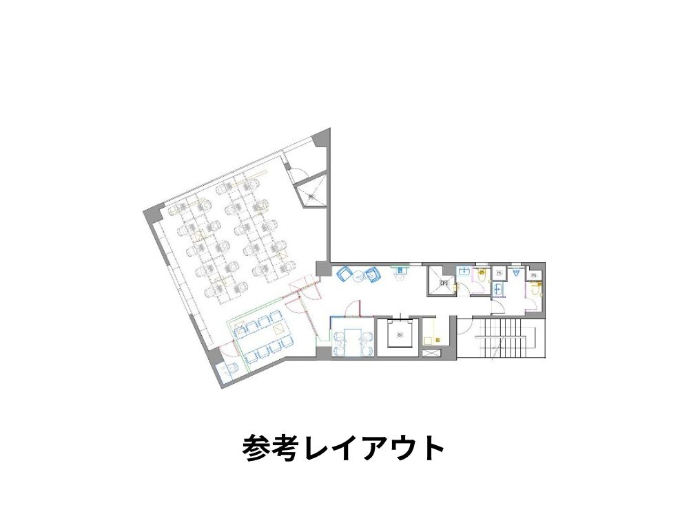 千代田区神田東松下町のセットアップオフィス物件（岩本町駅徒歩3分、約40坪）
