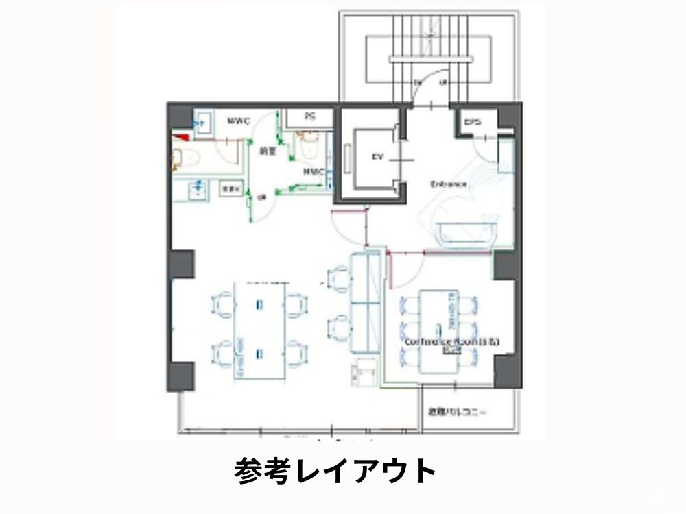 中央区八丁堀のフルセットアップオフィス物件（八丁堀駅徒歩2分、約20坪）