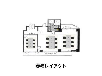 港区六本木のセットアップオフィス物件(乃木坂駅徒歩1分、約25坪)