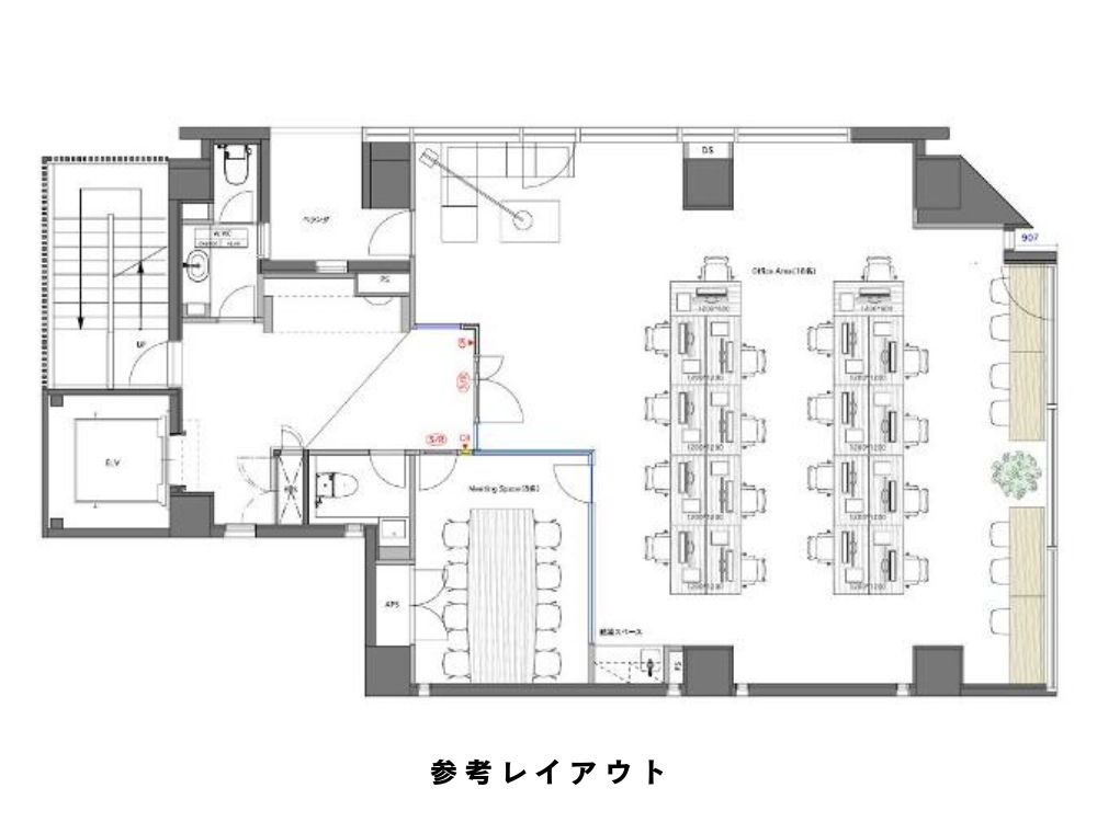 千代田区東神田のセットアップオフィス