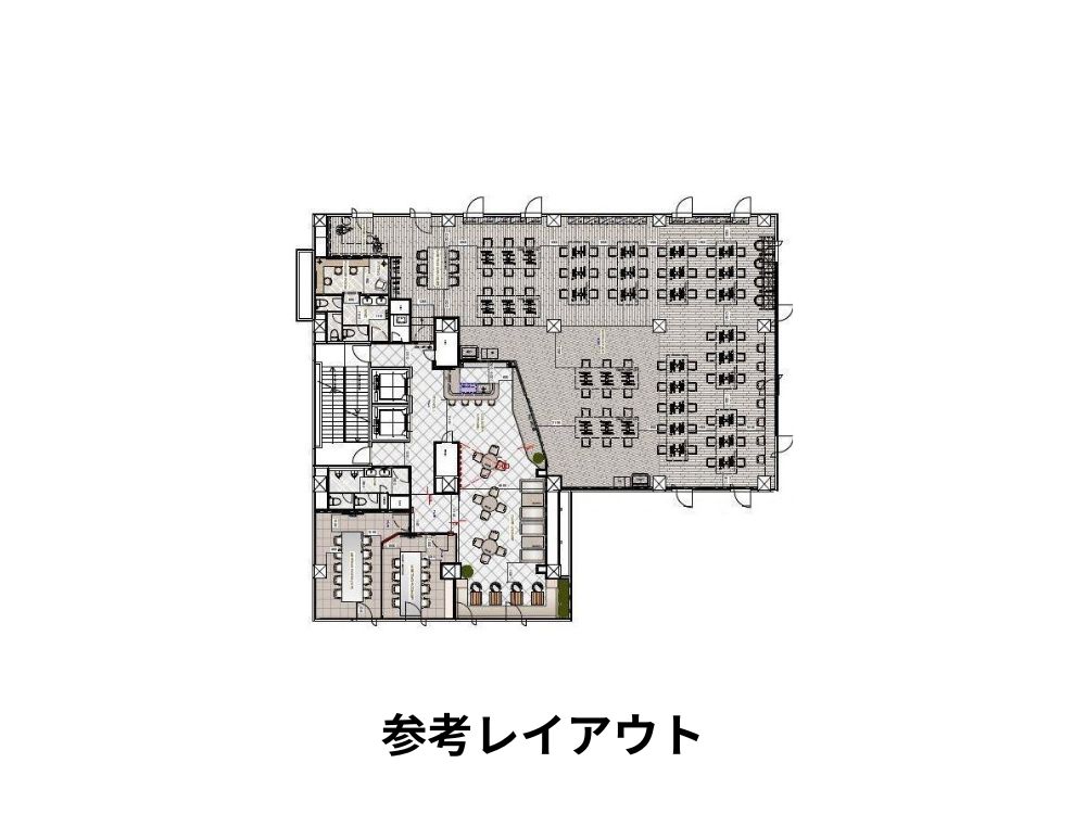 港区芝のセットアップオフィス物件（三田駅徒歩5分、約145坪）